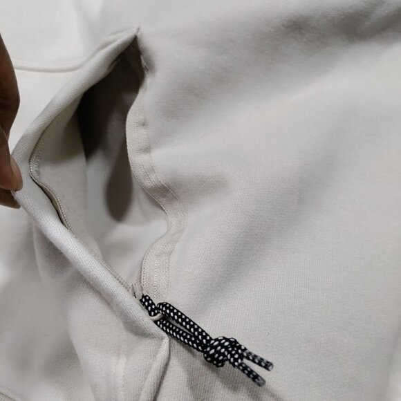 Nike ACG "Go Outside" Beige Hoodie Sweatshirt L Made In Vietnam Cotton/Polyester - Picture 5 of 16